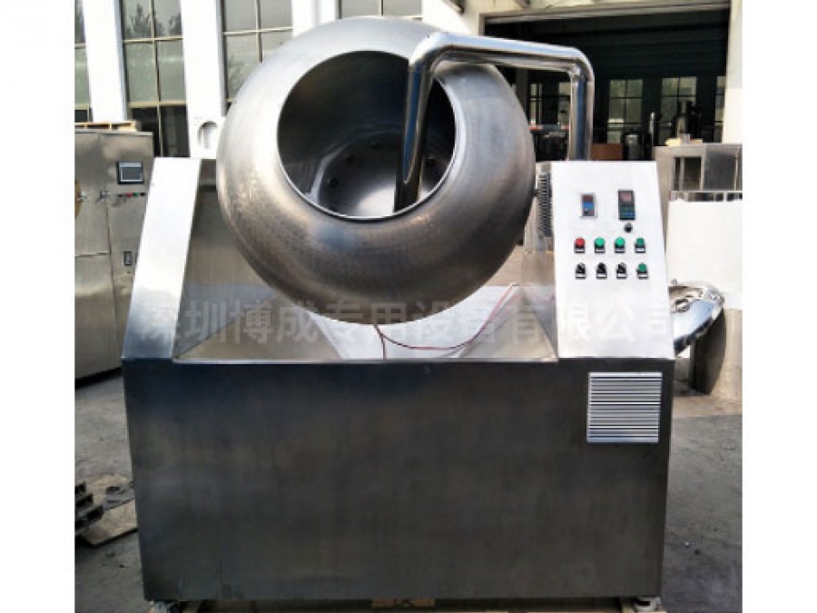 可翻轉(zhuǎn)型自動倒料包衣機